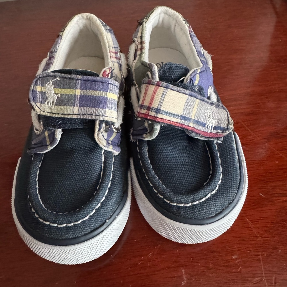 Ralph Lauren Toddler Boys’ Top Deck EZ Boat Shoes – Size 5